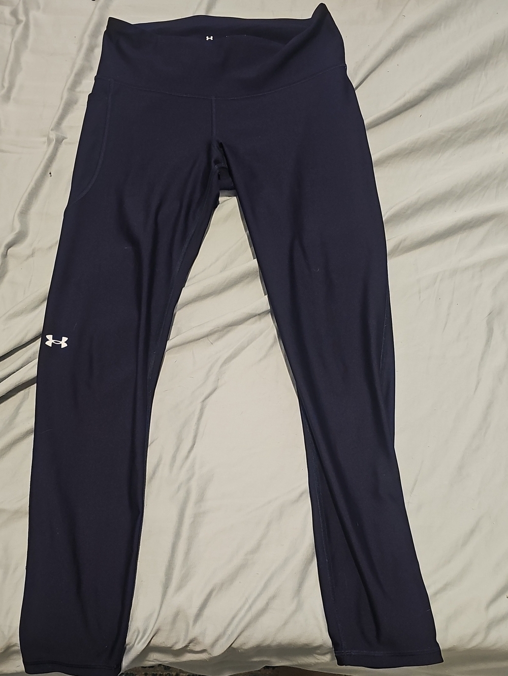 Under Armour Women's Dark Navy Performance Compression Leggings